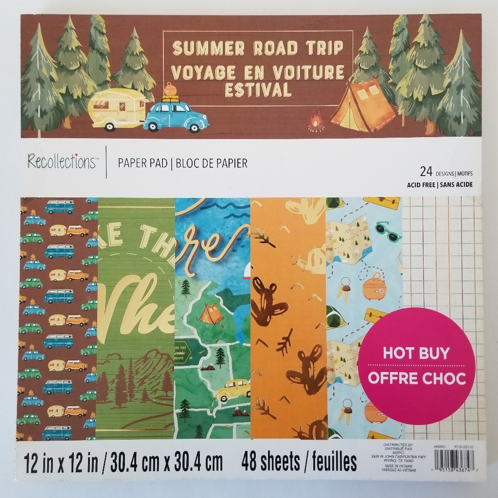 Paper Pad Summer Road Trip by Recollections